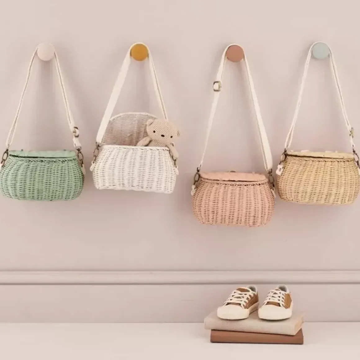 Fietsmandje Mini Chari Straw Olli Ella