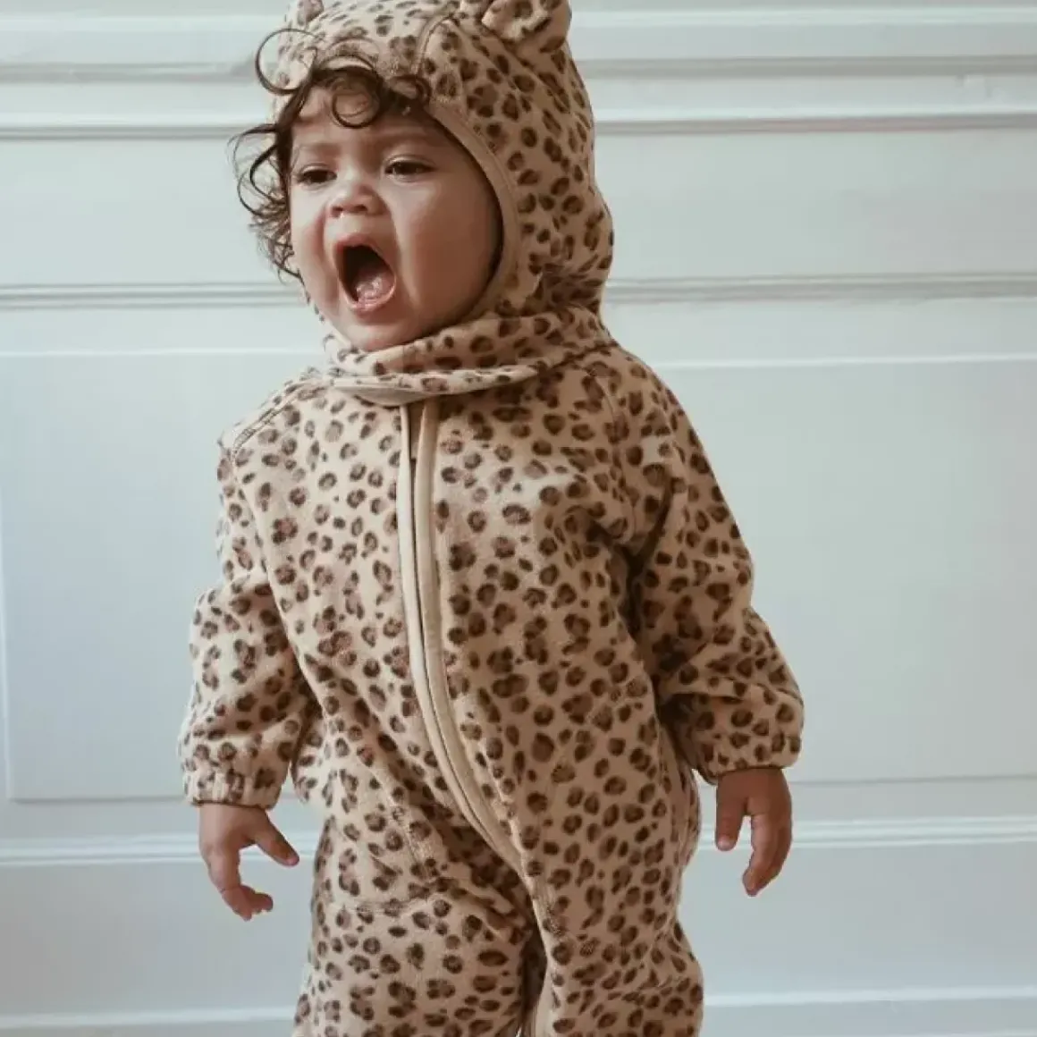 Fleece Onesie Hezla Leo Cream Konges Slojd
