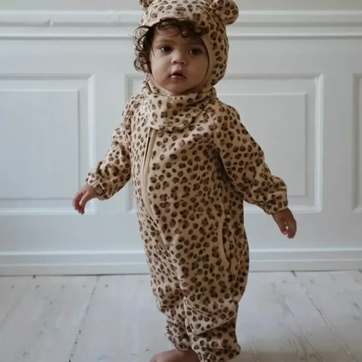 Fleece Onesie Hezla Leo Cream Konges Slojd