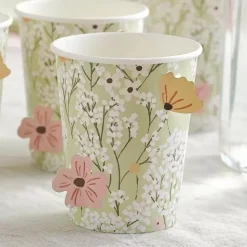 Floral Baby Bekertjes |Ginger Ray - Feestelijk & Charmant