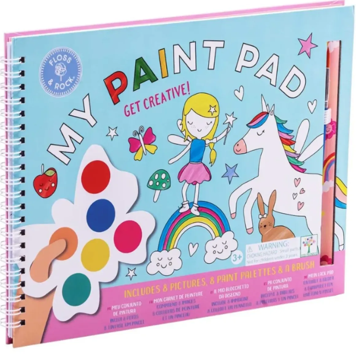 Floss & Rock My Painting Pad Rainbow Fairy