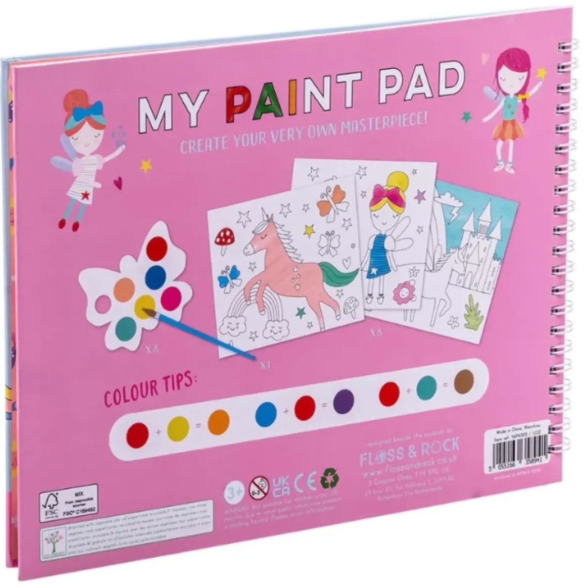 Floss & Rock My Painting Pad Rainbow Fairy