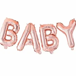 Folieballon Baby Rosegoud Twinkle Twinkle Ginger Ray
