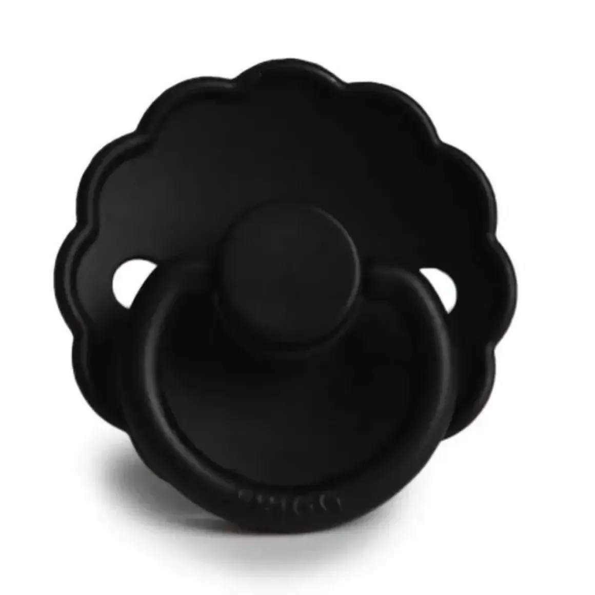 Frigg Fopspeen Natuurrubber Daisy Jet Black