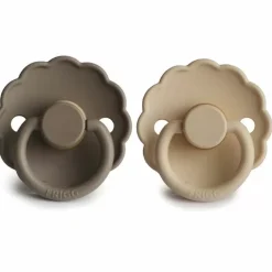 Frigg Fopspenen Set Latex Daisy Croissant/Portobello