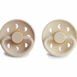 Frigg Fopspenen Set Latex Moon Cream/Croissant
