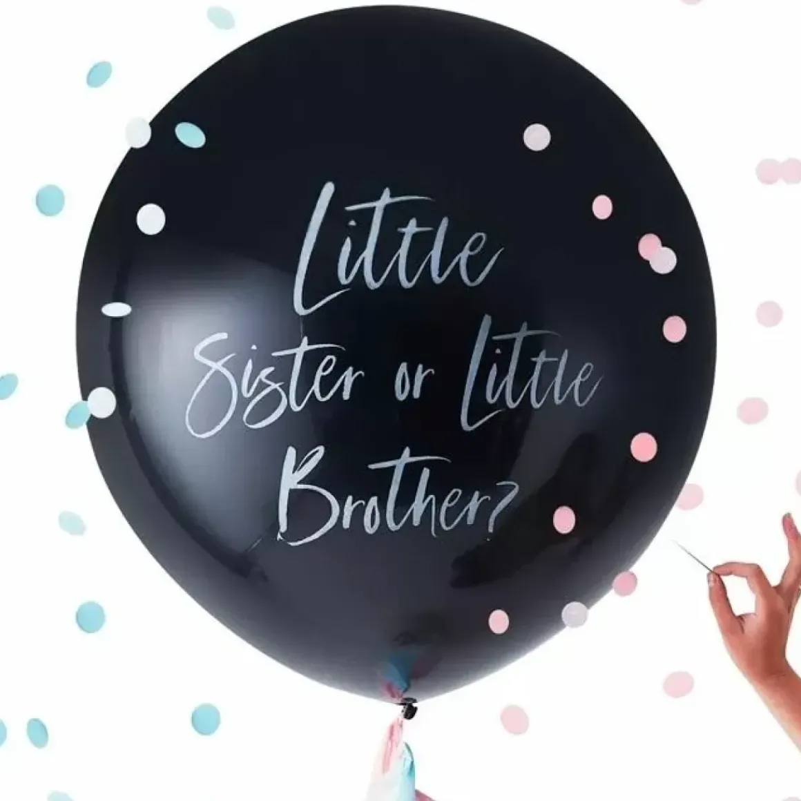Gender Reveal Ballon Brother Or Sister Twinkle Ginger Ray