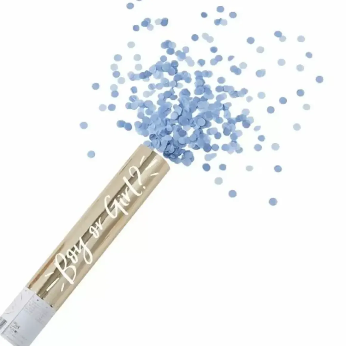Gender Reveal Confettikanon Blauw Oh Baby! Ginger Ray