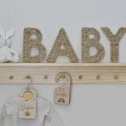Gevlochten Decoratieletters Baby Hello Baby Ginger Ray