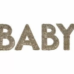 Gevlochten Decoratieletters Baby Hello Baby Ginger Ray