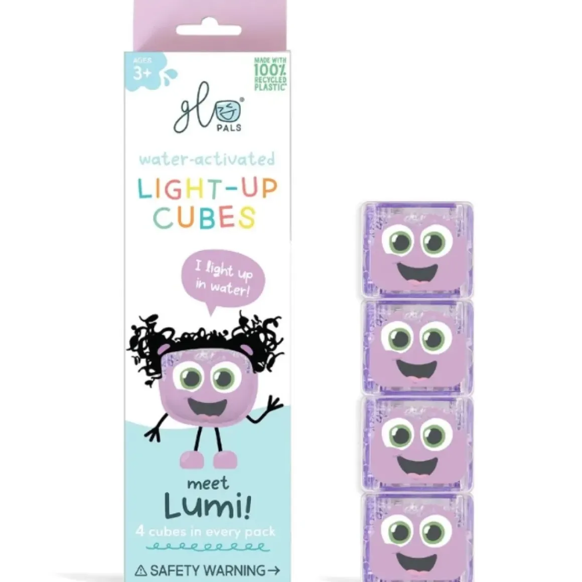 Glo Pals Light Up Cubes Lumi Paars