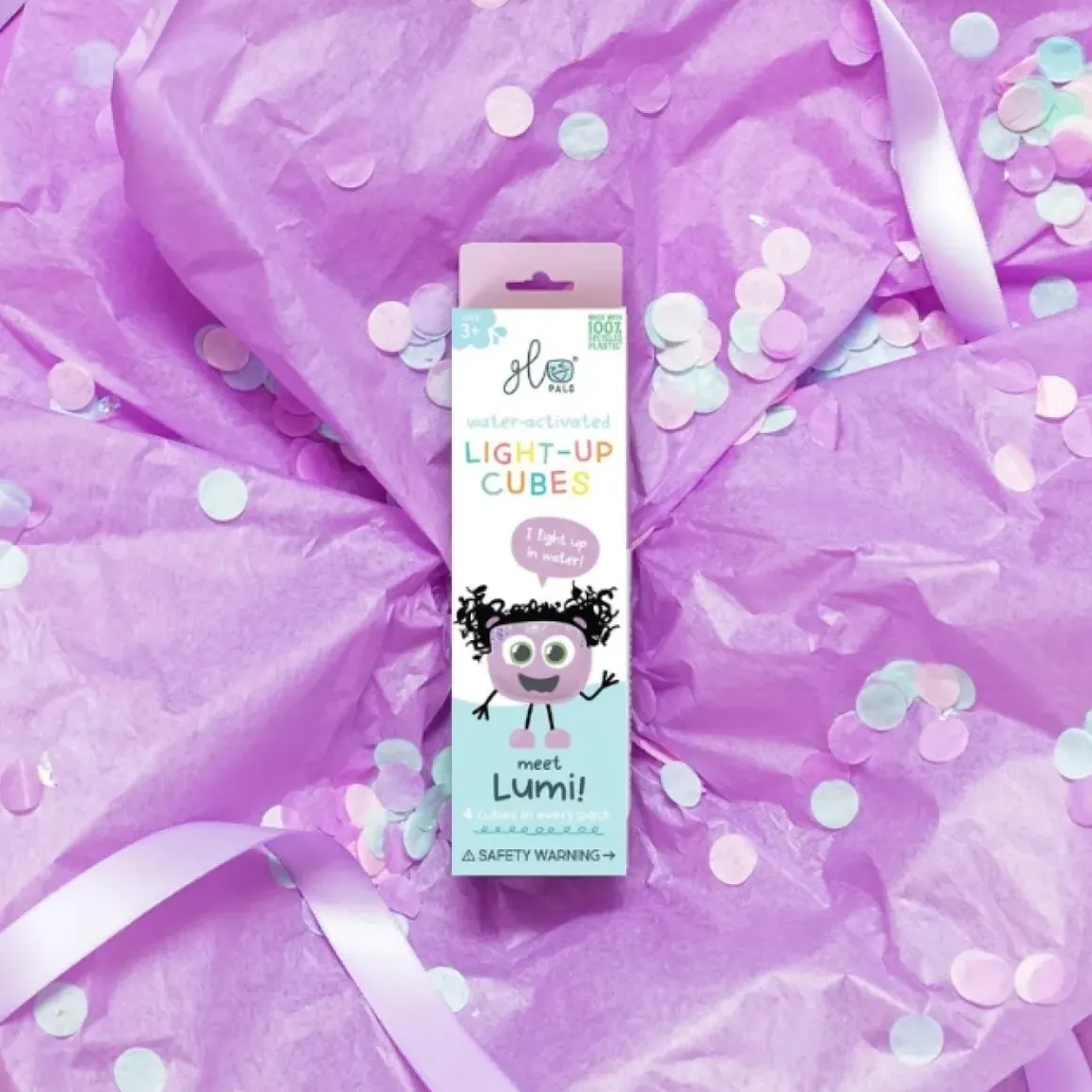 Glo Pals Light Up Cubes Lumi Paars