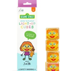 Glo Pals Light Up Cubes Sesamstraat Julia Oranje