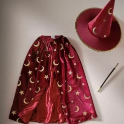 Goochelaarshoed Velvet Rood Ginger Ray