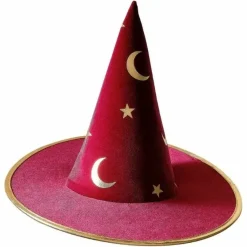 Goochelaarshoed Velvet Rood Ginger Ray