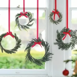 Hangdecoratie Kerstkransen Rustic Red Ginger Ray