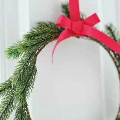 Hangdecoratie Kerstkransen Rustic Red Ginger Ray