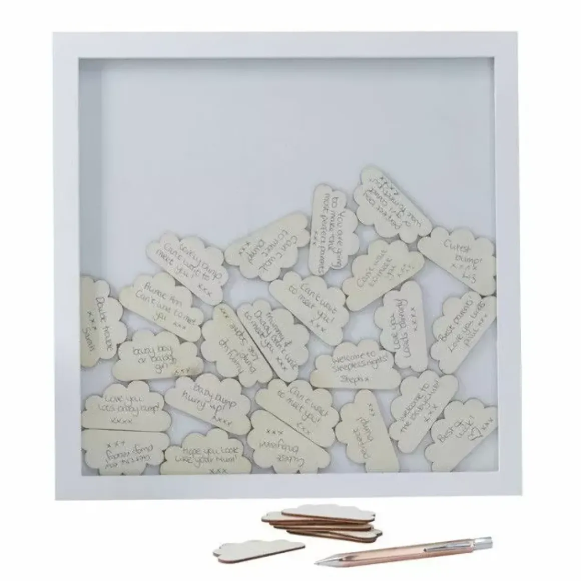 Hello World Babyshower Gastenboek Frame Ginger Ray