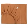 Hoeslaken Tibet Sienna Brown 70X140Cm Nobodinoz