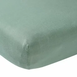Hoeslaken Wieg Jersey Stone Green Meyco