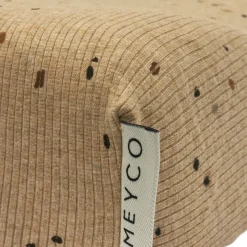 Hoes Voor Meyco Aankleedkussen In Toffee Kleur Met Mini Spot Patroon