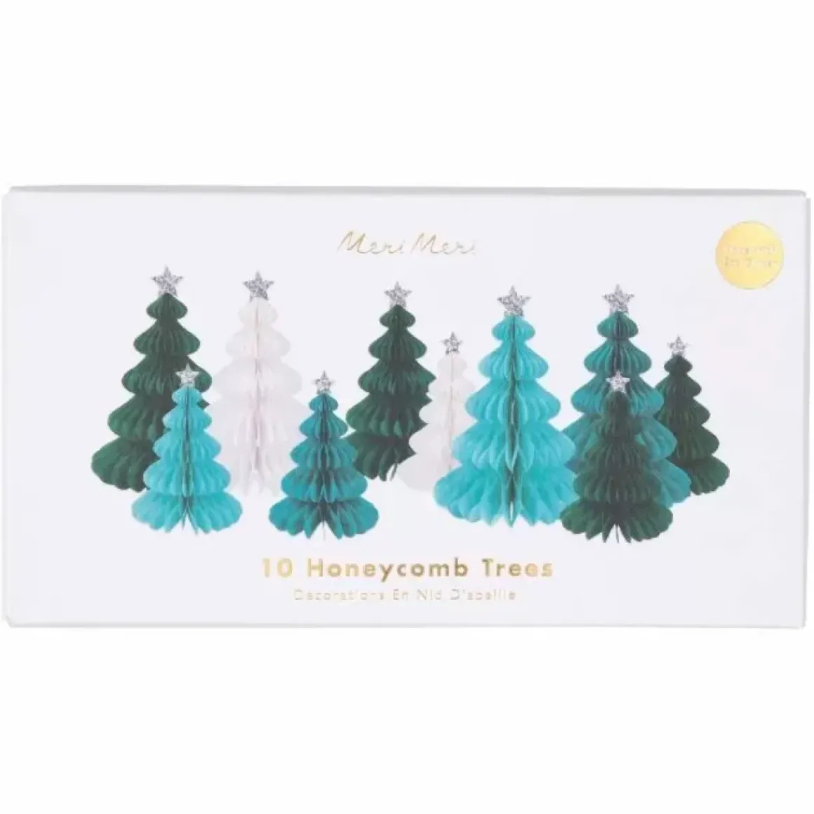 Honeycombs Green Forest (10St) Meri Meri