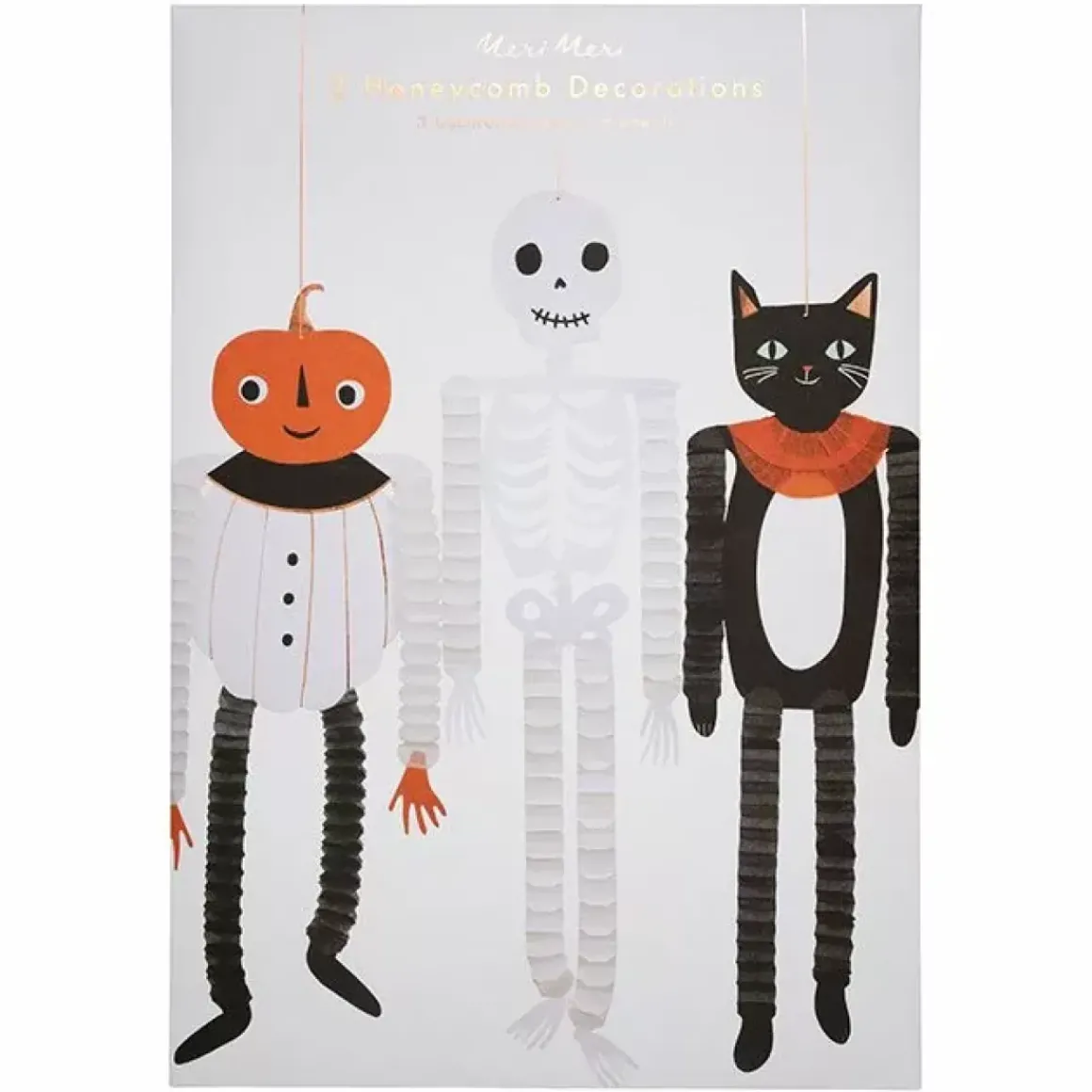 Honeycombs Vintage Halloween (3St) Meri Meri