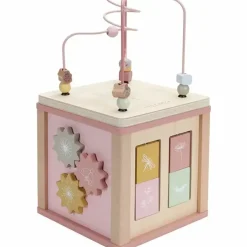 Houten Activiteitenkubus Flowers Little Dutch