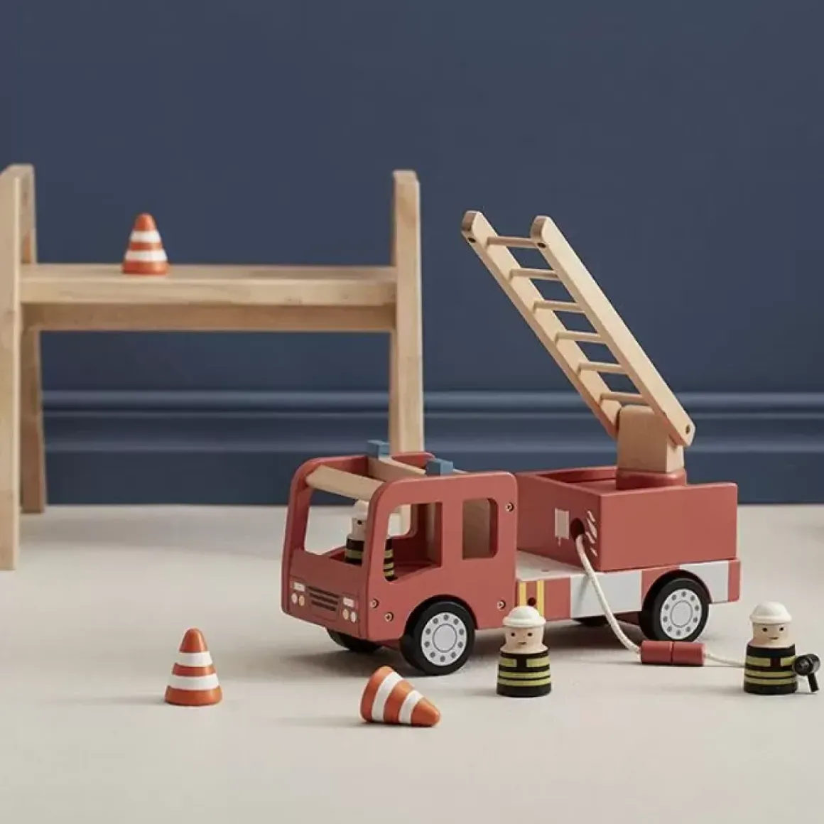 Houten Brandweerwagen Aiden Kids Concept