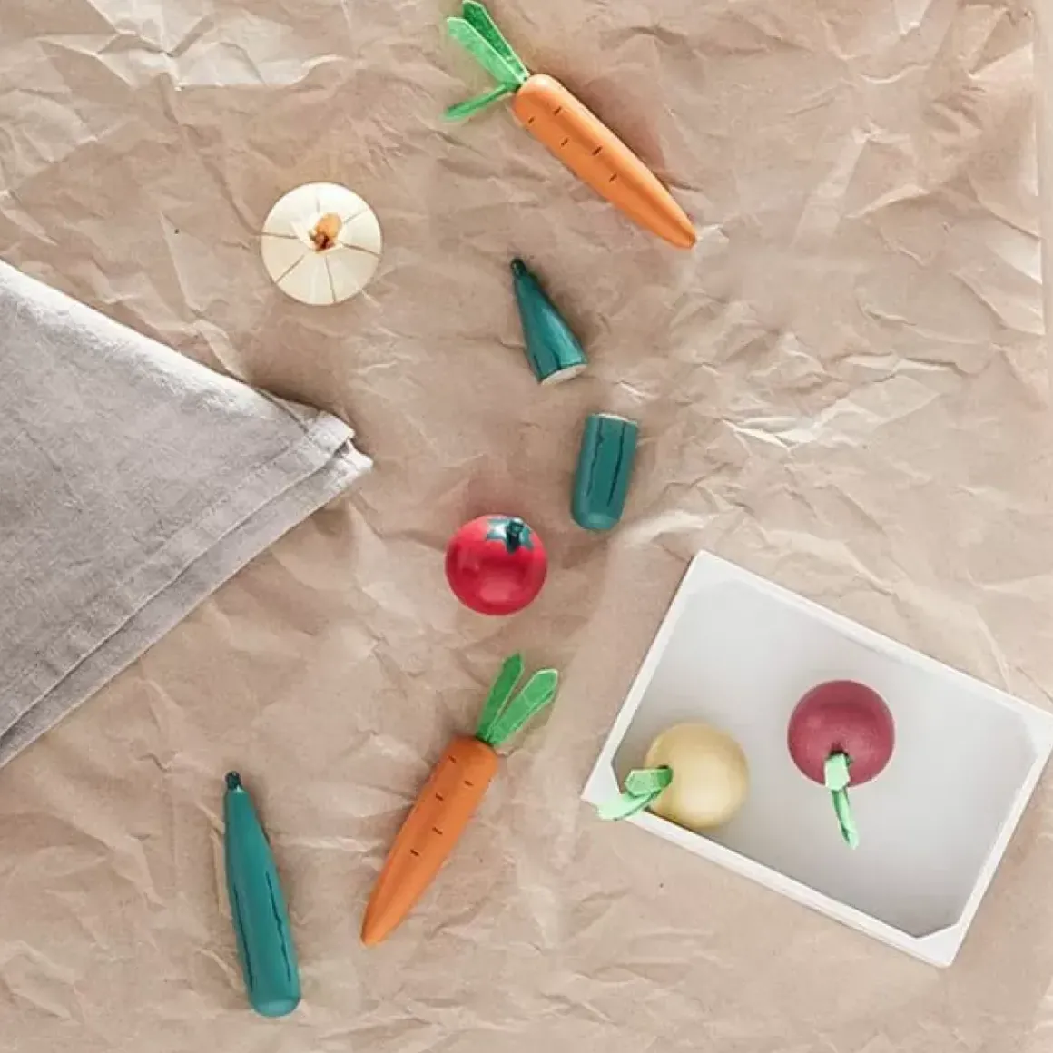 Houten Kistje Met Groenten Kids Concept