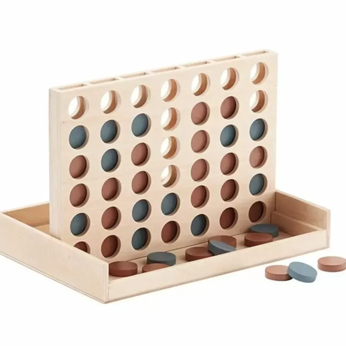 Houten 4-Op-Een-Rij Spel Kids Concept