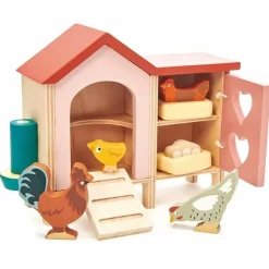 Houten Poppenhuis Kippenhok Tender Leaf Toys