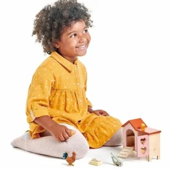Houten Poppenhuis Kippenhok Tender Leaf Toys