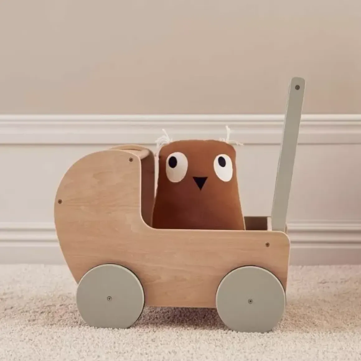 Houten Poppenwagen Natural Kids Concept