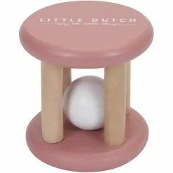 Houten Rammelaar Roller Flowers Little Dutch