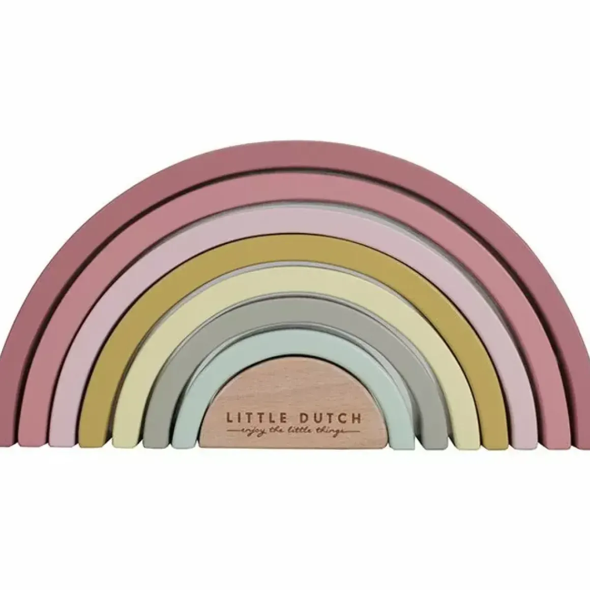 Houten Regenboog Roze Little Dutch