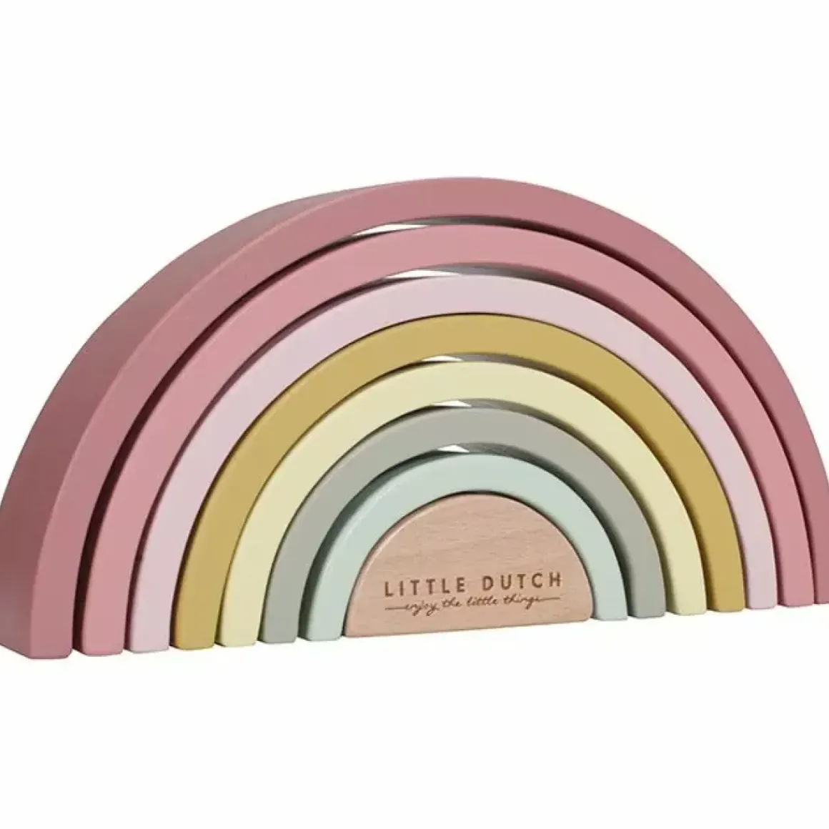 Houten Regenboog Roze Little Dutch