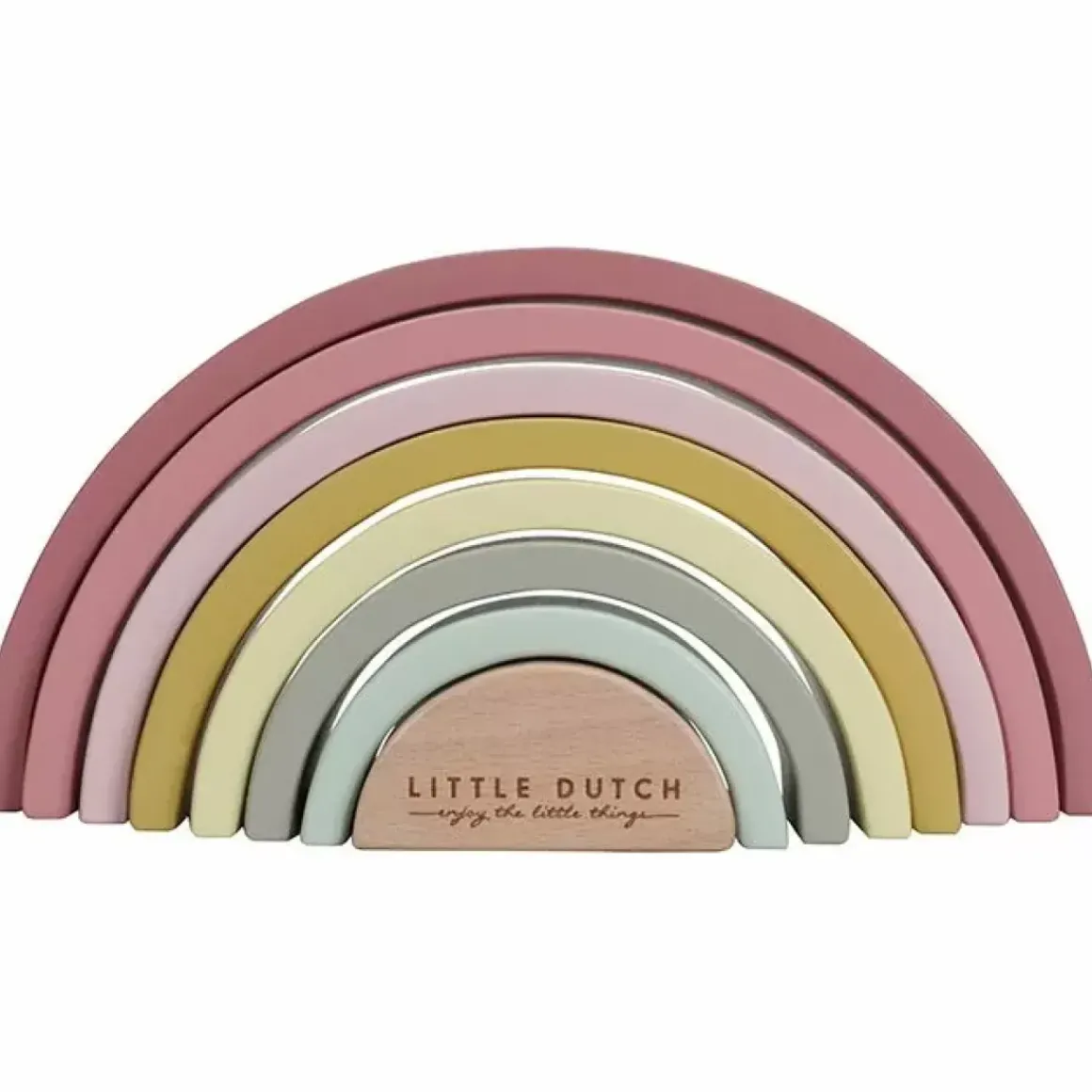 Houten Regenboog Roze Little Dutch