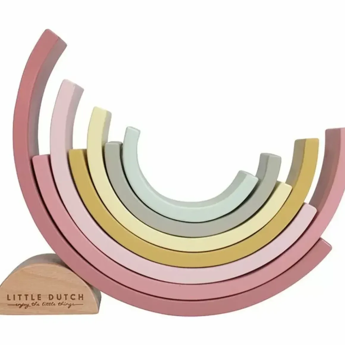 Houten Regenboog Roze Little Dutch