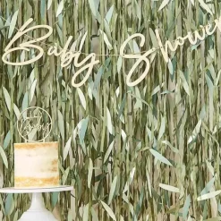 Houten Slinger Babyshower Botanical Baby Ginger Ray