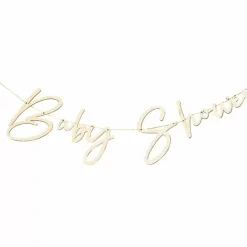 Houten Slinger Babyshower Botanical Baby Ginger Ray
