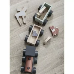 Houten Speeltrein Met Diertjes Kids Concept