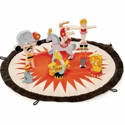 Houten Stapelblokjes Circus Incl. Opbergzak Tender Leaf Toys
