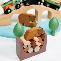 Houten Treinspeelset Tender Leaf Toys