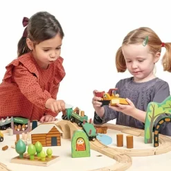 Houten Treinspeelset Tender Leaf Toys