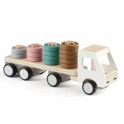 Houten Vrachtwagen Met Stapelringen Aiden Kids Concept