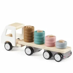 Houten Vrachtwagen Met Stapelringen Aiden Kids Concept