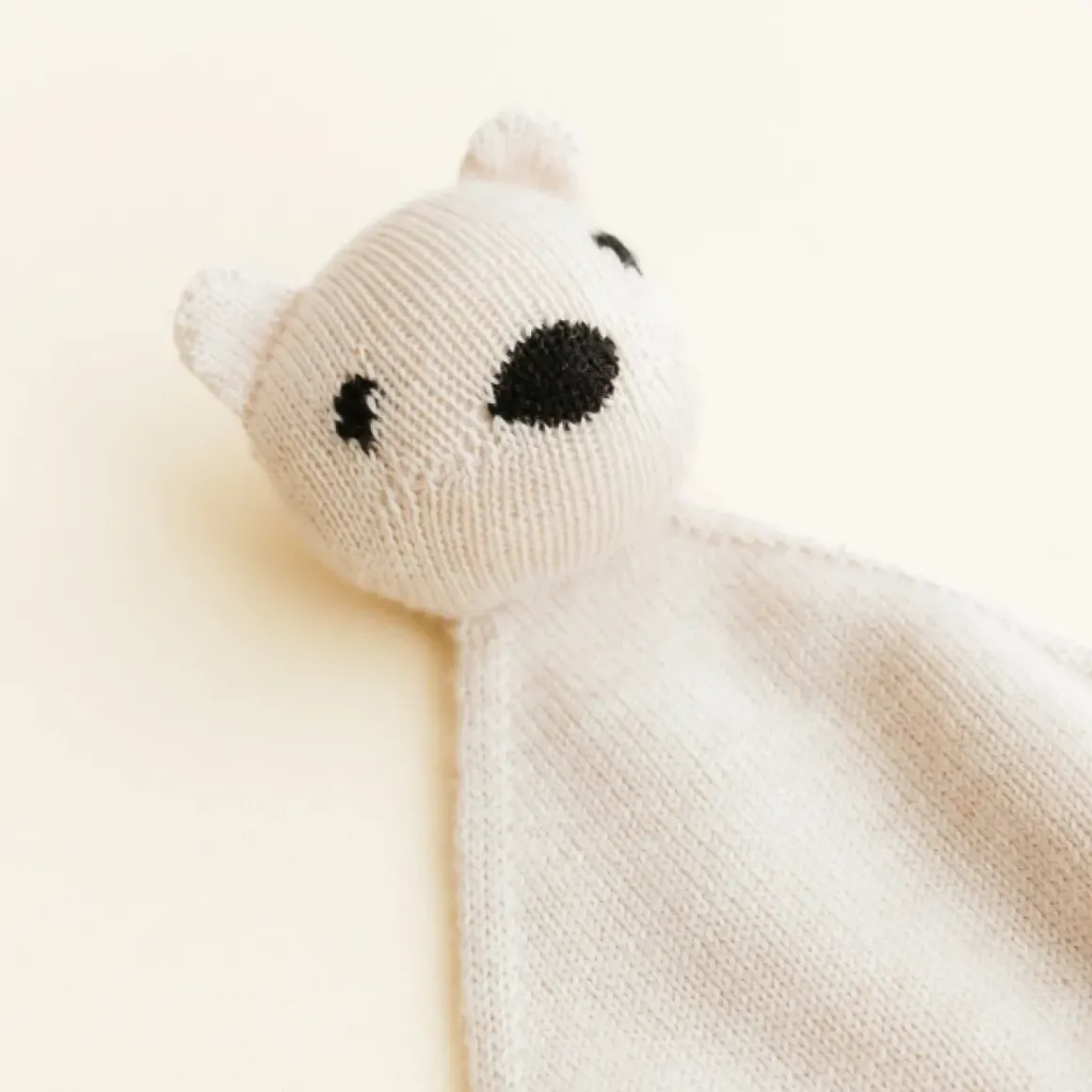 Hvid Knuffeldoekje Teddy Toki Cream