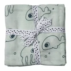 Hydrofiele Doeken Sea Friends Blauw (2St) Done By Deer