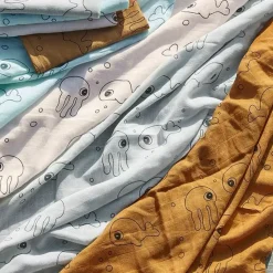 Hydrofiele Doeken Sea Friends Blauw (2St) Done By Deer